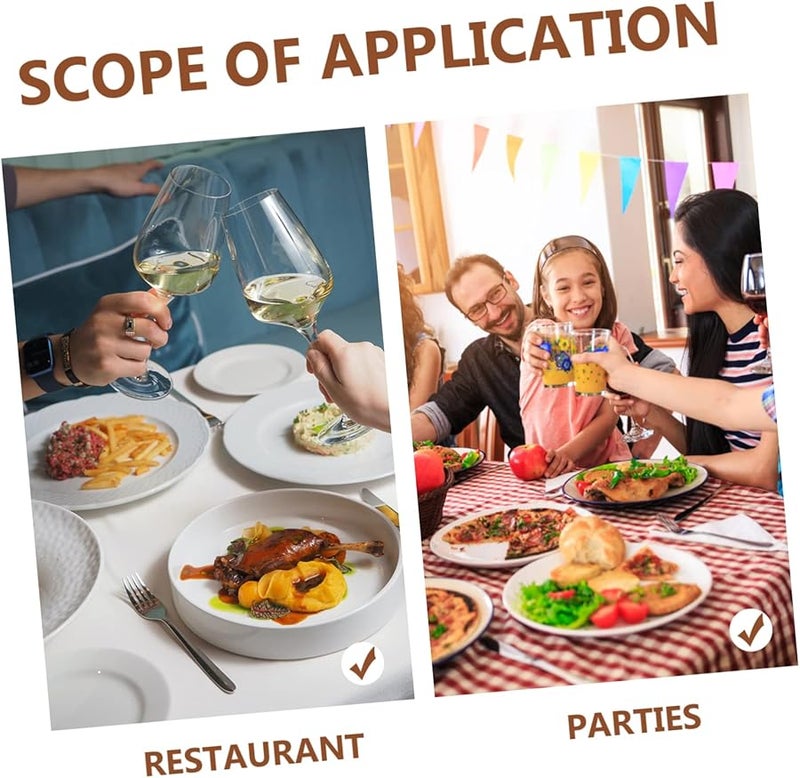 Beaupretty 100 قطعة مناديل بيضاء يمكن التخلص منها عالية الامتصاص لحفلات الزفاف والحفلات وديكور طاولة المنزل - Image 4